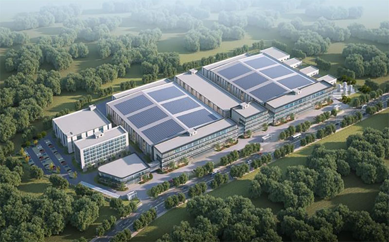 云和首條晶圓產(chǎn)線主廠房封頂，百億級(jí)“芯”引擎全面加速！